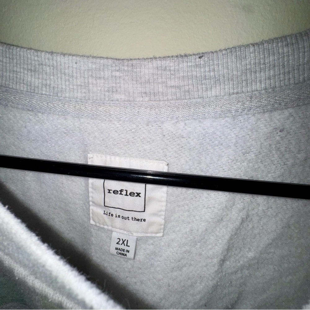 Reflex Women's Camouflage Sweatshirt - Green and Gray - Picture 4 of 8